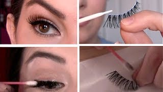 False Eyelashes 101 Select Apply Remove Clean [upl. by Veradia]