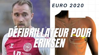 EURO 2020 Défibrillateur pour ERIKSEN  Lavis du cardiologue [upl. by Aiker]