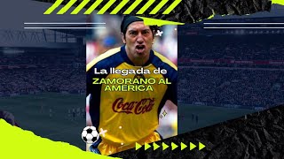 La llegada de Zamorano al América America Fútbol Leyenda Historia LigaMX Deportes mexico [upl. by Arim508]