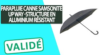 Avis Parapluie Canne avec structure en aluminium résistant Samsonite Up Way [upl. by Raye]