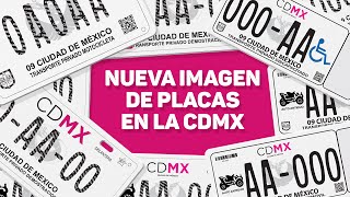 CDMX cambia imagen de las placas de autos [upl. by Eudoxia]