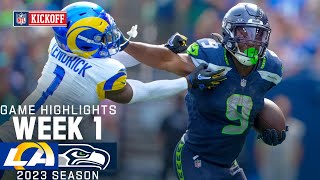 Los Angeles Rams vs Seattle Seahawks Game Highlights  NFL 2023 Week 1 [upl. by Iel708]