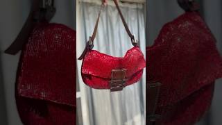 This holiday season get this glittery red Fendi Baguette for that extra sparkle at Christmas party [upl. by Ennaer]