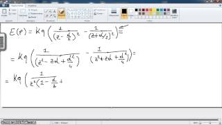 Videolezione fisica 2 parte 17dipolo elettrico parte 2 [upl. by Cirre613]