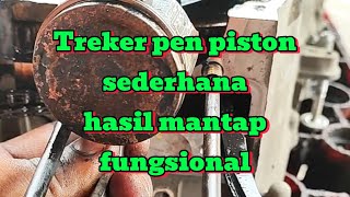 Cara Bongkar Pen Piston yang macet dengan treker sederhana mekanik bengkelmotor gancet [upl. by Eolcin339]