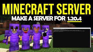 How To Make a Minecraft Server for 1204 [upl. by Ardried]