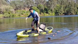 Kayaks2Fish NextGen 10 Fishing Kayak Stability Test Sydney Australia  2021 [upl. by Nema]