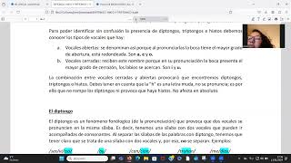Diptongo hiato triptongo [upl. by Evante54]