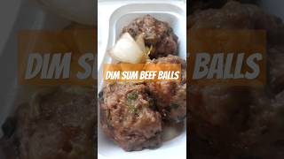 STEAM DIM SUM BEEF BALLCANTONESE MEATBALLS ENAK BANGET [upl. by Lenci]