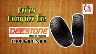 Deestone tire Review For sniper 150mxtagalog [upl. by Airual]