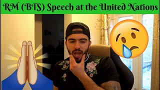 REACTION to RM BTS full speech at the United Nations 방탄소년단 [upl. by Lindley234]