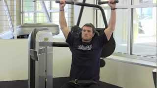 Technogym Machines  Vertical Traction Back [upl. by Guild]