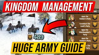 HUGE Army Guide amp Kingdom Management Tips  Mount amp Blade 2 Bannerlord Complete Starter Tutorial [upl. by Adnertal]