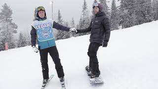 Snowboard del 5  Åka och svänga med snowboard [upl. by Zetniuq]