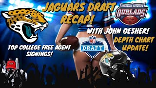 Jacksonville Jaguars 2024 NFL Draft Review with Jaguarscom [upl. by Ynohta]