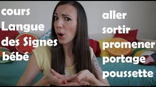 Cours langue des signes portage écharpe  portebébé sortie promenade lsf [upl. by Gelasias763]