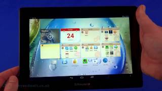 Lenovo IdeaTab S6000 unboxing and demo [upl. by Adnarrim101]