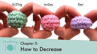 How to Decrease in Crochet [upl. by Nywles955]