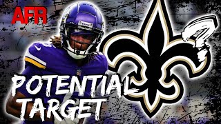 Could Saints Target Vikings Former First Round Pick  New Orleans Saints News [upl. by Nareht]