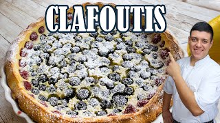 How to Make Classic Berry Clafoutis  One of the Easiest French Dessert to Make at Home [upl. by Nayek932]