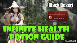 Infinite MP Potion Odores Spirit Essence  Black Desert Online BDO Guide [upl. by Dafna]