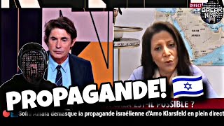 🔴➡️Sofia Amara demasque la propagande israélienne dArno Klarsfeld en plein direct [upl. by Bridget]