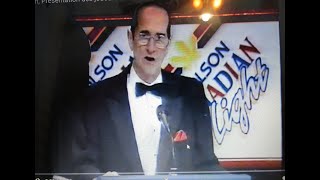 Claude Mouton Présentation des joueurs du Match des Étoiles au Forum en 1993 [upl. by Lanette]