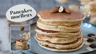 RECETTE  Pancakes moelleux et faciles à faire [upl. by Tnomed]