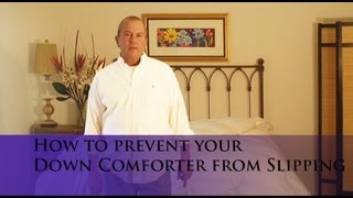 How to prevent your Down Comforter from slipping inside your Duvet Cover wwwverolinenscom [upl. by Derraj]