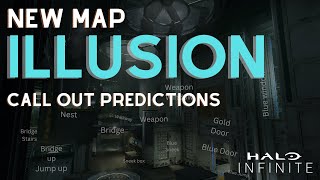 NEW Halo Infinite Area Map  Illusion callouts [upl. by Navap]