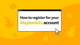 How to register for your Maybank2u account online [upl. by Aramal140]