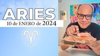 ARIES  Horóscopo de hoy 10 de Enero 2024 [upl. by Sirromaj]