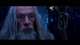 Gandalf vs Saruman HD  Fight Scene from The Fellowship of the Ring [upl. by Serrano678]