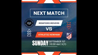 Romford Rovers vs Athletic Newham [upl. by Eybba]