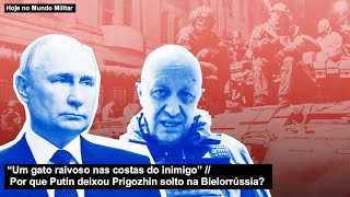 “Um gato raivoso nas costas do inimigo” – Por que Putin deixou Prigozhin solto na Bielorrússia [upl. by Kinemod]