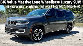 2023 Jeep Wagoneer L Series lll TEST DRIVEFULL REVIEW [upl. by Ilesara422]