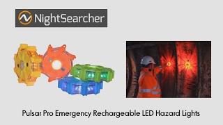 NightSearcher Pulsar Pro Emergency Rechargeable LED Hazard Lights [upl. by Nigle]