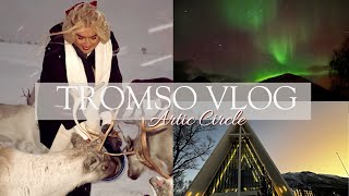 TROMSO VLOG  NORWAY ARCTIC CIRCLE  NORTHERN LIGHTS REINDEERS VIEWPOINT amp EXPLORING TROMSO [upl. by Sontag711]