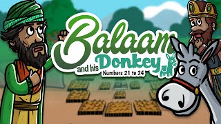 Balaam and his donkey  Animated Bible Stories  My First Bible  31 [upl. by Ardnosac]