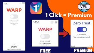 Best FREE VPN for iPhone  1111 Vpn এ প্রিমিয়াম মোড কিভাবে অন করবেন  Warp to Zero [upl. by Eirotal529]