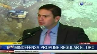 MinDefensa propone que Banco de la República regule compra y venta de oro [upl. by Yeliac]