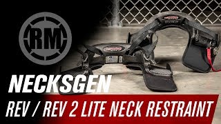 Necksgen Rev and Rev 2 Lite UTV Racing Neck Restraints [upl. by Lancelle]