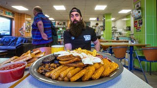 THE TOUGHEST FULL ENGLISH BREAKFAST CHALLENGE IVE DONE IN YEARS  BeardMeatsFood [upl. by Davidoff]