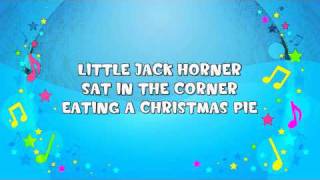 Little Jack Horner Sat In a Corner  Sing A Long  Christmas Pie  Nursery Rhyme  KiddieOK [upl. by Anola]