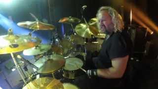 Tal Bergmans DrumCamDrumming behind guitar solo on “Oh Beautiful” Adelaide Australia [upl. by Peggie]