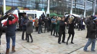 Salsa Flash Mob at Highams Park Xmas Fayre 2014 [upl. by Irrab]