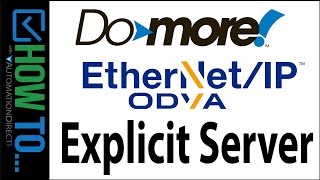 Domore EtherNetIP Explicit Server from AutomationDirect [upl. by Aroved111]