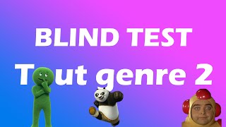 Blind Test Tout Genre 2 60 Extraits [upl. by Puff]