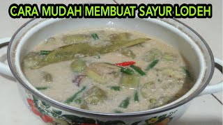 Resep Membuat Sayur Lodeh Terong Praktis Dan Enak [upl. by Iralam739]