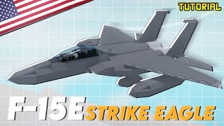 F15E Strike Eagle Fighter Jet  Plane Crazy  Tutorial [upl. by Fiertz]